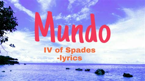 Mundo of iv of spades a christian song